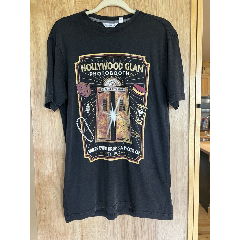 NEW Disney Parks Tower of Terror Medium Shirt Hollywood Glam Photo Booth Studios